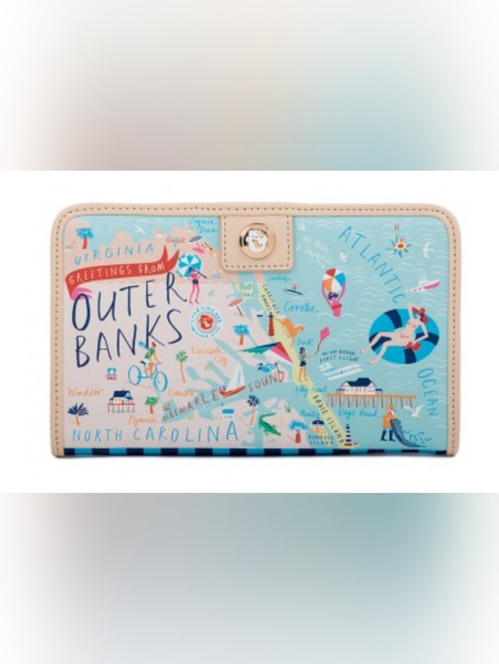 Spartina 449 Outer Banks Snap Wallet NWOT